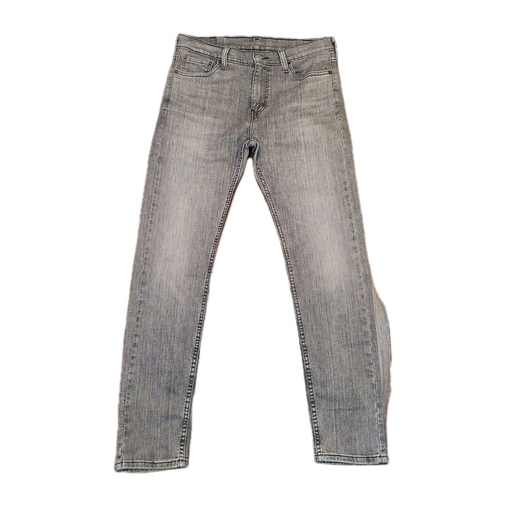 Levi's 510 Men's Jeans Gray Denim Slim Fit Stretch Size 30x32